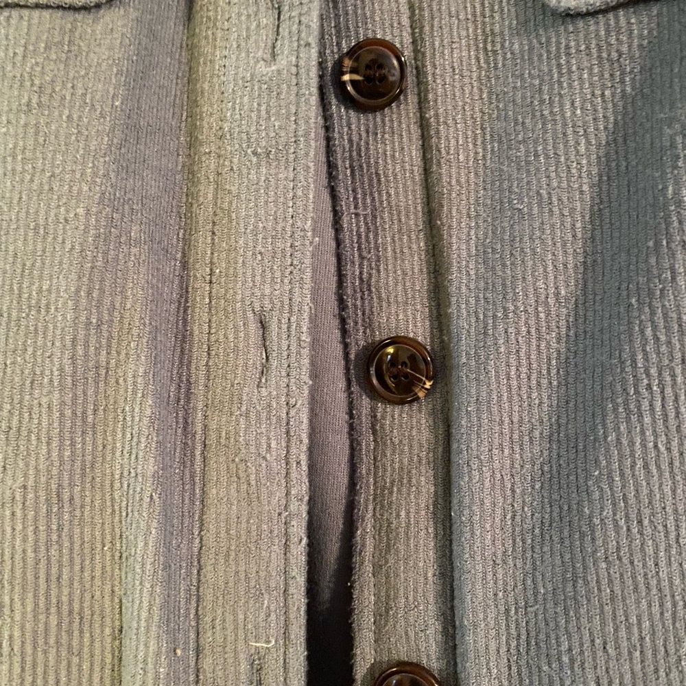Maurices Slate-Gray Ribbed Button Jacket - Picture 2 of 6